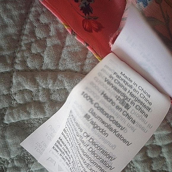 J. Crew Liberty Art Fabric Pink Floral Eyelet Trim Long Sleeve Blouse Size XS - Picture 14 of 14